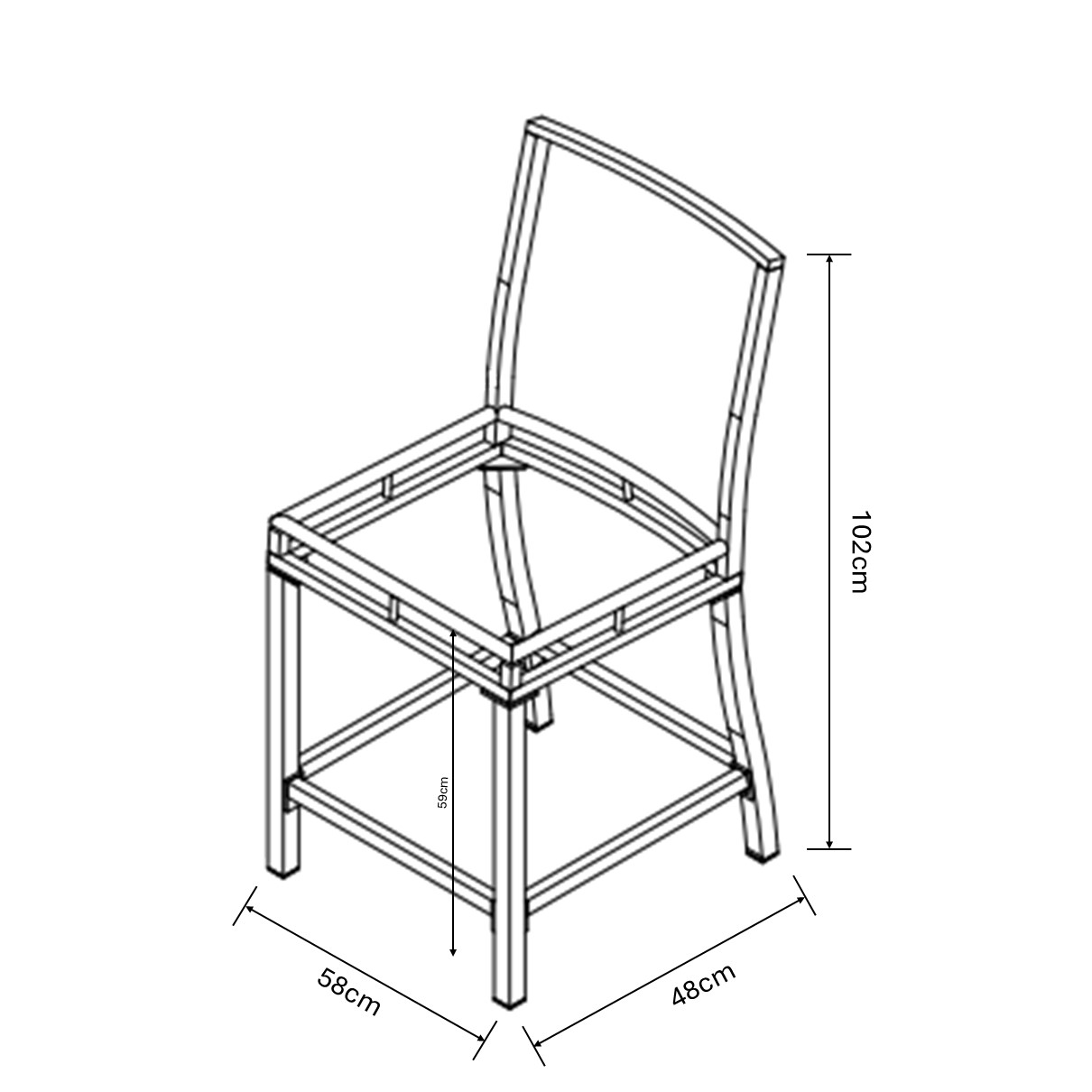 Pavilion Shuffle Board Table dimensions